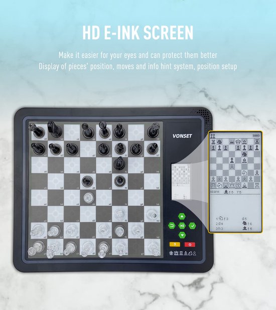 Thumbnail van een extra afbeelding van het spel Elektronisch Schaakbord - Schaakcomputer - Schaakspel - L6