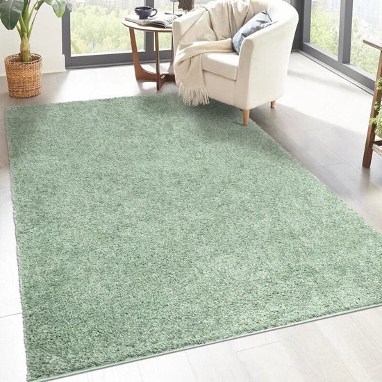 Hoogpolig vloerkleed Easy Living Plush Rug Emerald Green Hoogpolig vloerkleed Easy Living Plush Rug Emerald Green
