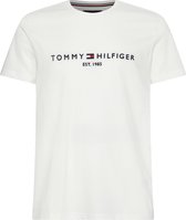 Tommy Hilfiger - Logo T-shirt Wit - Heren - Maat XXL - Modern-fit