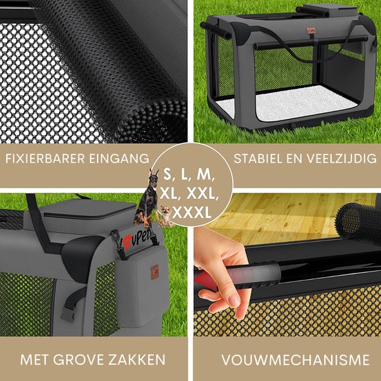 LOVPET® ReisBench Hondenbench Hondenbox Honden Transportbox Opvouwbaar Incl Transportzak Hondenbak Voor Huisdieren En Katten L Antraciet 2854243327 LOVPET® ReisBench Hondenbench Hondenbox Honden Transportbox Opvouwbaar Incl Transportzak Hondenbak Voor Huisdieren En Katten L Antraciet 2854243327