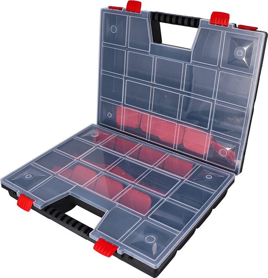 Dubbelzijdige assortimentsdoos 20 inch met verstelbare zakken, 2 zijden ...