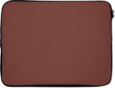 Laptophoes 17 inch - Palet - Rood - Interieur - Laptop sleeve - Binnenmaat 42,5x30 cm - Zwarte achterkant