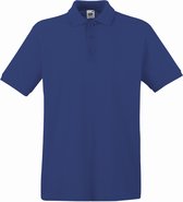 Fruit Of The Loom Premium Heren Poloshirt Met Korte Mouwen (Marine)