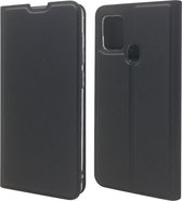 Samsung Galaxy A21S Stijlvol Portemonnee Hoesje Zwart