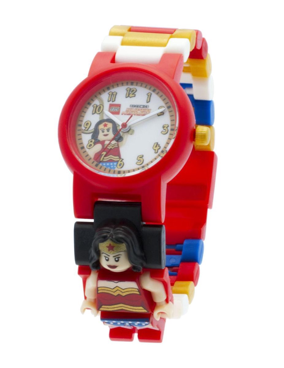 LEGO 8020271 Wonder Woman Minifiguur Kinderhorloge