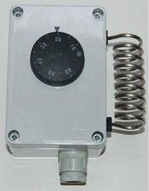 Waterdichte thermostaat / industriele thermostaat 3 ,capillaire thermostaat, -0 - +60 graden celcius
