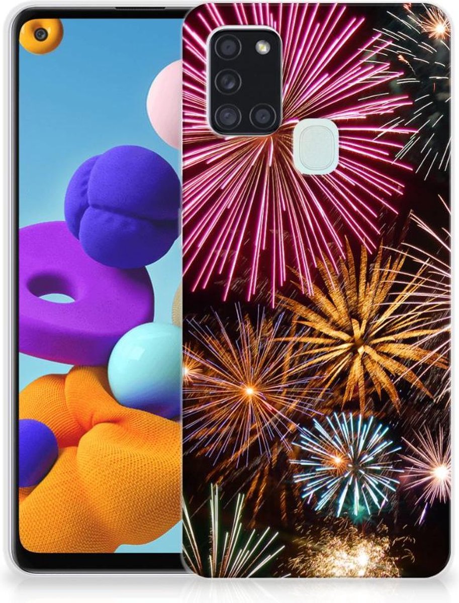 Samsung Galaxy A21s Silicone Back Cover Vuurwerk