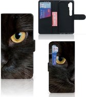 Telefoonhoesje Xiaomi Mi Note 10 Pro Beschermhoesje Zwarte Kat