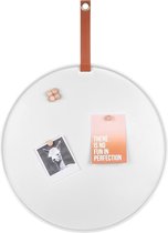 Wanddecoratie - Present Time Magneetbord  - Wit