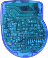 Let op type!! Telefoon van de QL-2008 Genius Mini Handsfree telefoon  grootte: 57 x 46 x 26mm(Blue)
