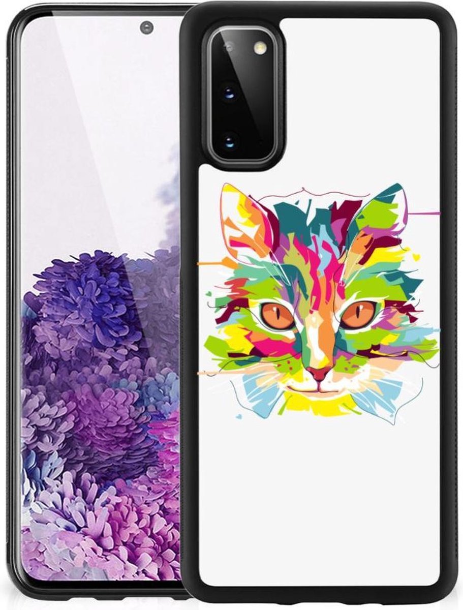 Samsung Galaxy S20 Bumper Hoesje Cat Color