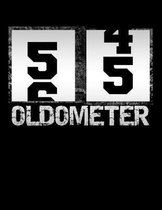 Oldometer 55: Oldometer 54-55 .55th Birthday Funny Gift
