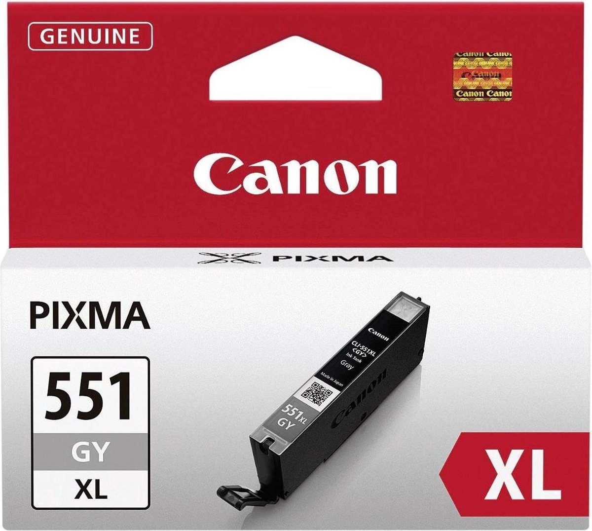 Canon CLI-551XL - Inktcartridge / Grijs / Hoge Capaciteit
