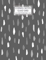 Cornell Notes Quad Grid Notebook: Cornell Quadrille Note-Taking Notebook Index and Numbered Page Interior: Science