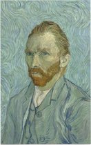 Zelfportret, Vincent van Gogh - Foto op Forex - 60 x 90 cm