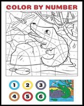 Color by Number: Stress Relieving Designs Birds Butterflies Coloring book, Large Print Color by Number