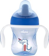 Chicco Drinkbeker Training Cup Junior 200 Ml Siliconen Donkerblauw