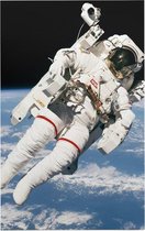 Bruce McCandless first spacewalk (ruimtevaart) - Foto op Forex - 60 x 90 cm