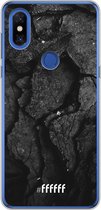 Xiaomi Mi Mix 3 Hoesje Transparant TPU Case - Dark Rock Formation #ffffff