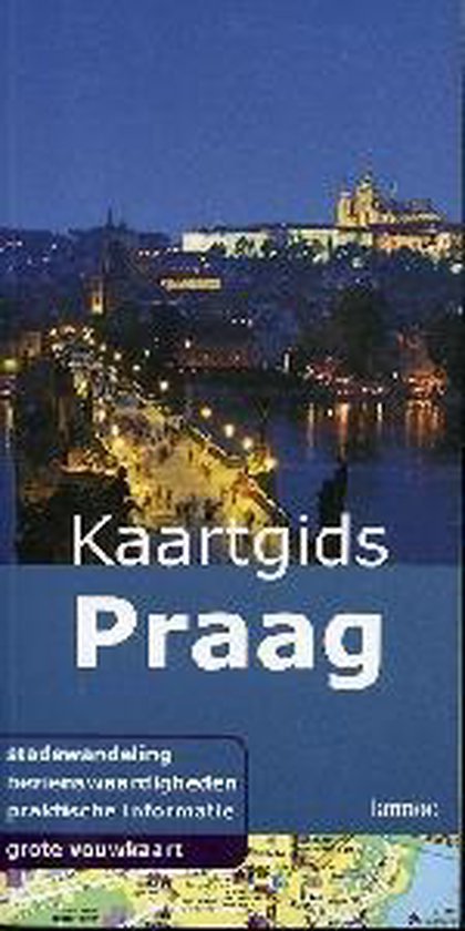 Cover van het boek 'Kaartgids Praag + Stadsplattegrond'