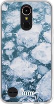 LG K10 (2017) Hoesje Transparant TPU Case - Arctic #ffffff