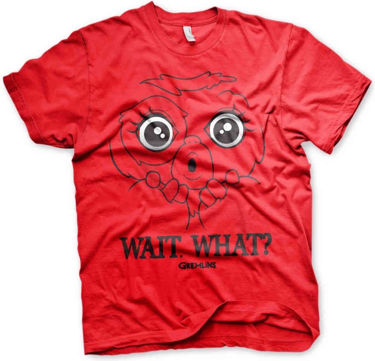 Gremlins Heren Tshirt -M- Wait. What? Rood