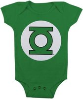 Green lantern - baby body logo - green (12 month)