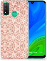 Hippe Hoesjes Huawei P Smart 2020 Telefoon Hoesje Pattern Orange