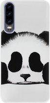 ADEL Siliconen Back Cover Softcase Hoesje Geschikt voor Huawei P30 - Panda