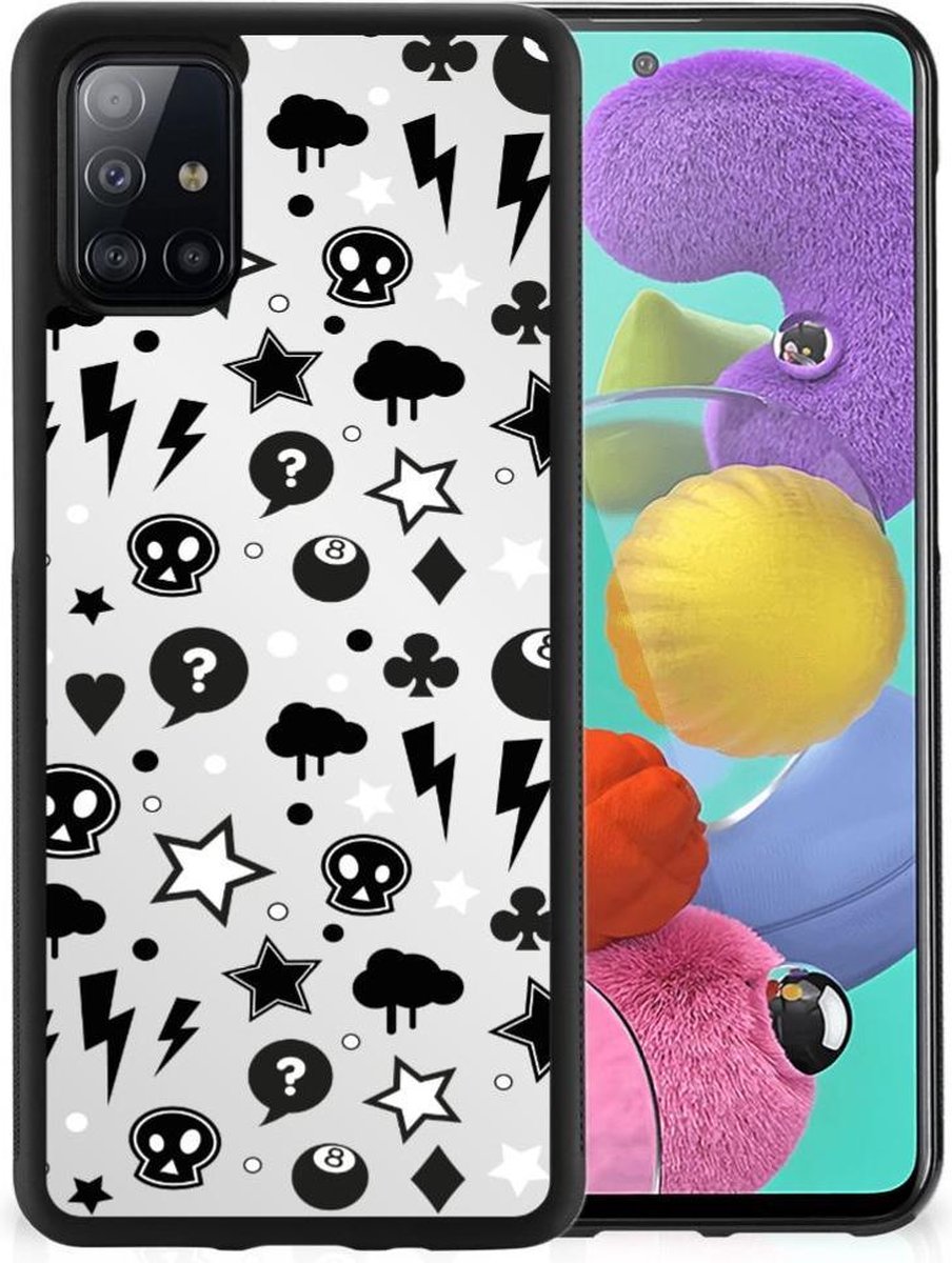 Mobiel Case Samsung Galaxy A51 Silver Punk