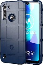 Hoesje voor Motorola Moto G8 Power Lite - Beschermende hoes - Back Cover - TPU Case - Blauw