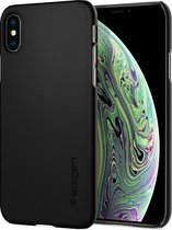 Spigen dun hoesje hardcase iPhone X XS - Zwart