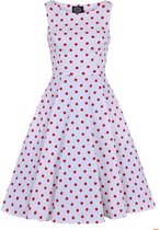 Cintia Red Polka Dot Dress . Jurk - Vrouwen Jurk - Dames Jurk