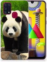 Coque pour Samsung Galaxy M31 TPU Bumper Silicone Étui Housse Panda