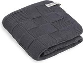 Knit Factory Handdoek Ivy - Antraciet - 60x110