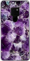 Huawei Mate 20 Hoesje Transparant TPU Case - Purple Geode #ffffff