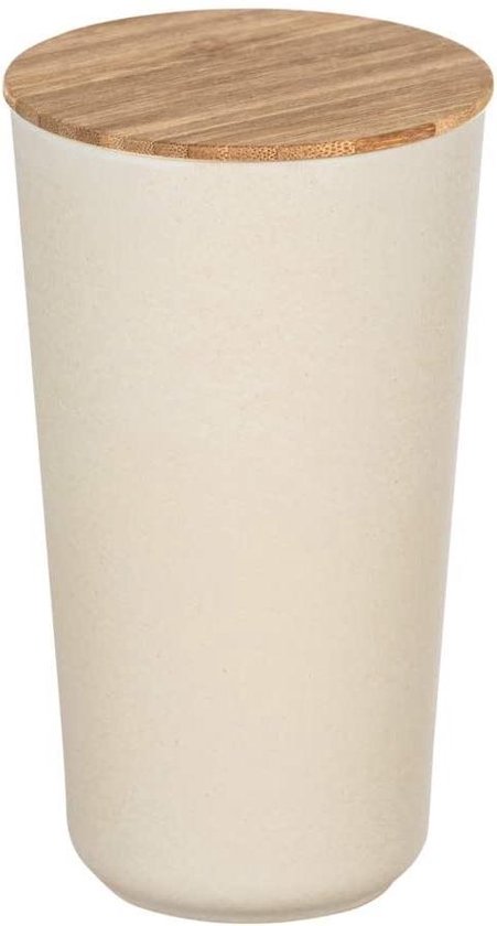Wenko Opbergpot Bondy 950 Ml Keramiek/bamboe Crème