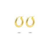 Twice As Nice oorring 20 mm/4 mm, goudkleur
