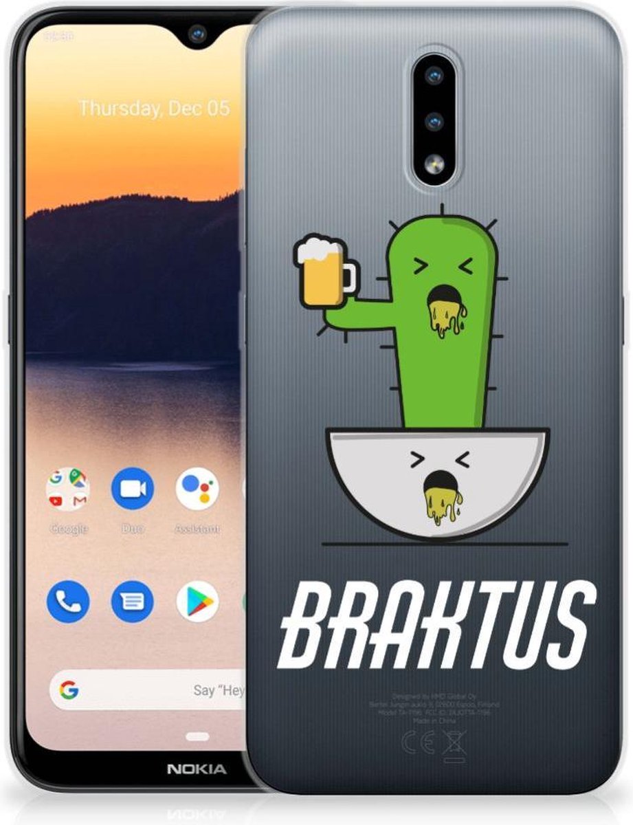 Nokia 2.3 Telefoonhoesje met Naam Braktus