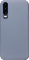 ADEL Premium Siliconen Back Cover Softcase Hoesje Geschikt voor Huawei P30 - Lavendel
