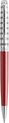 Waterman balpen Hémisphère Deluxe Red met palladium detail