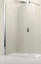 Dexxo ferBox Panorama vaste wand chroom 100x200