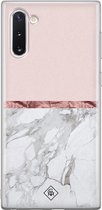 Samsung Note 10 hoesje siliconen - Rose all day | Samsung Galaxy Note 10 case | Roze | TPU backcover transparant