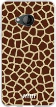 HTC U Play Hoesje Transparant TPU Case - Giraffe Print #ffffff