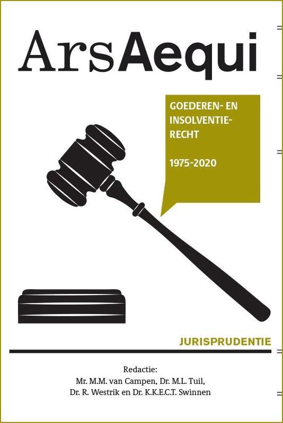 Ars Aequi Jurisprudentie  -   Jurisprudentie Goederen- en faillissementsrecht 2020 - Ars Aequi Libri Pod