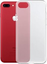 Siliconen hoesje voor Apple iPhone 7 Plus / 8 Plus - Transparant - Inclusief 1 extra screenprotector