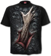 Spiral Unisex Tshirt -S- STRANGLER Zwart