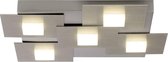 BRILLIANT lamp Numbers LED plafondlamp 5 flg ijzer | 5x 4,5W LED geïntegreerd (SMD), (451lm, 3000K) | Schaal A ++ tot E | Dimbaar in 3 stappen met een wandschakelaar