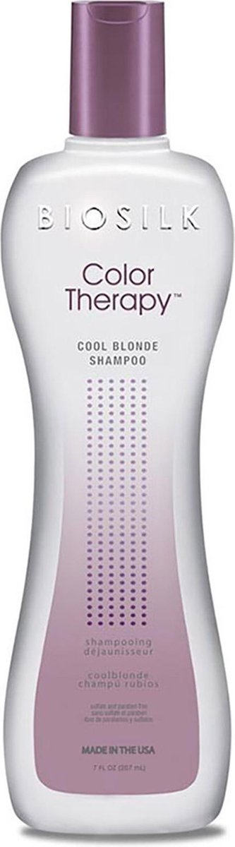 BioSilk Color Therapy Cool Blonde Shampoo-355 ml - Normale shampoo vrouwen - Voor Alle haartypes