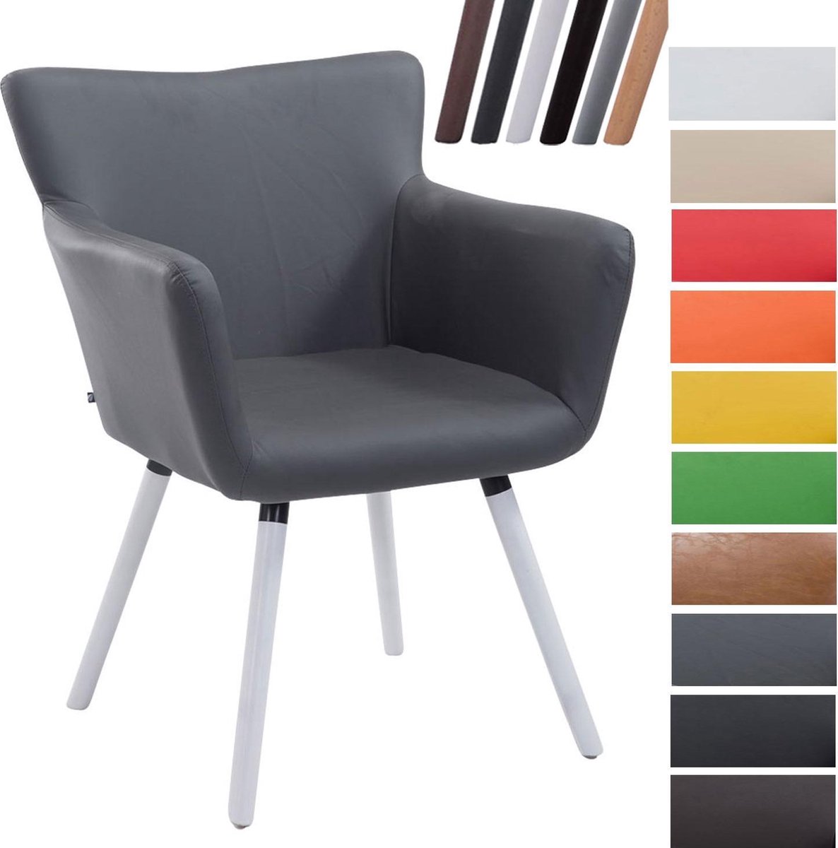 CLP Maya Stoel, Kleur:wit : : Tuin, terras & gazon CLP Maya Stoel, Kleur:wit : : Tuin, terras & gazon
